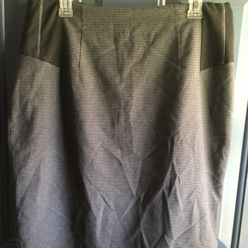 Black Jacquard Pattern Skirt by Worthington